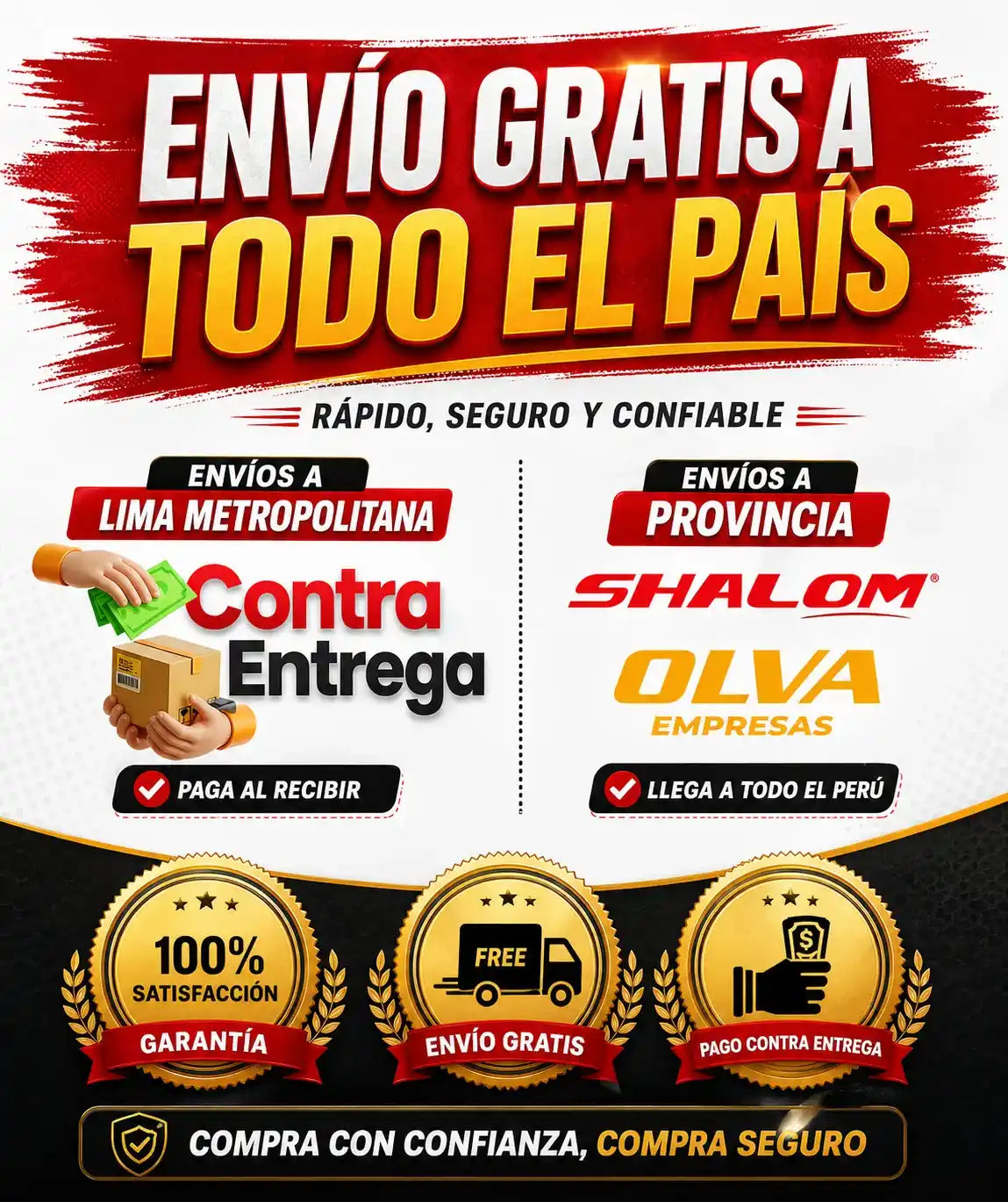 Envíos y compra segura