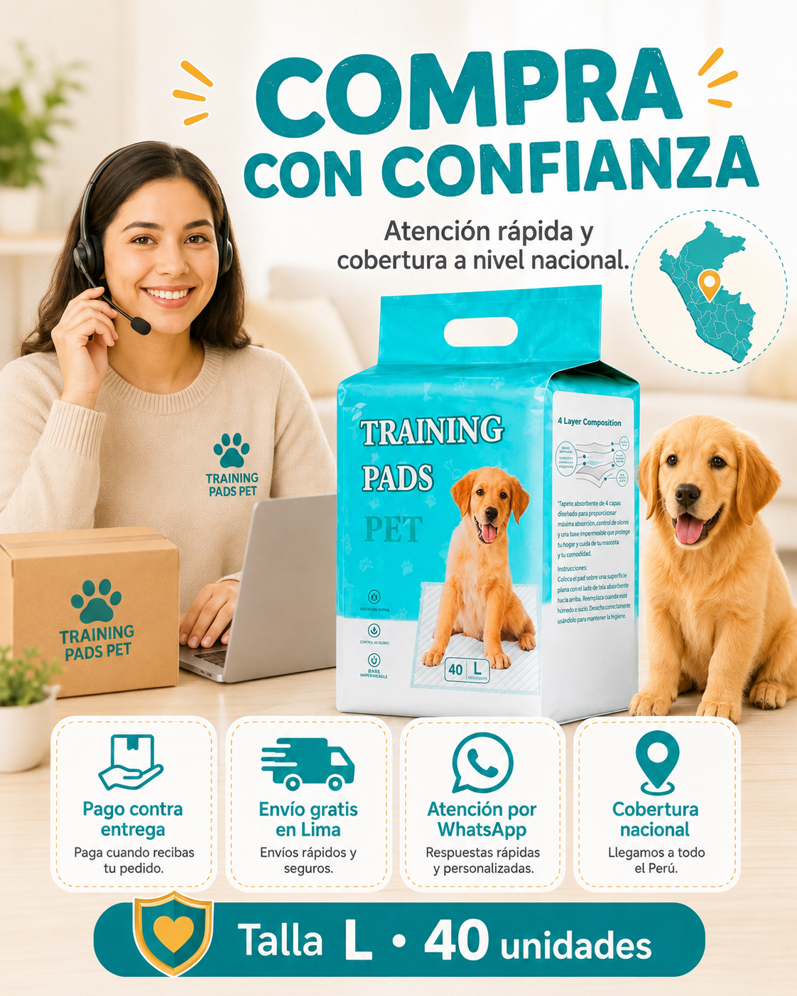 Compra Training Pads con confianza